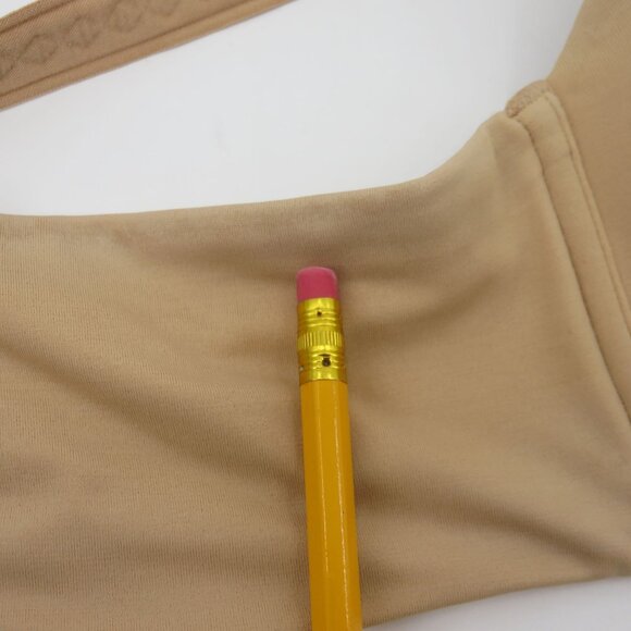 Warners 36C Bra 2055 Invisible Bliss Wireless T Shirt Solid Beige Lined Women - Picture 4 of 15